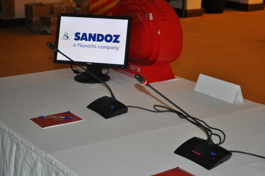 Техническое обеспечение мероприятия компании «Сандоз»